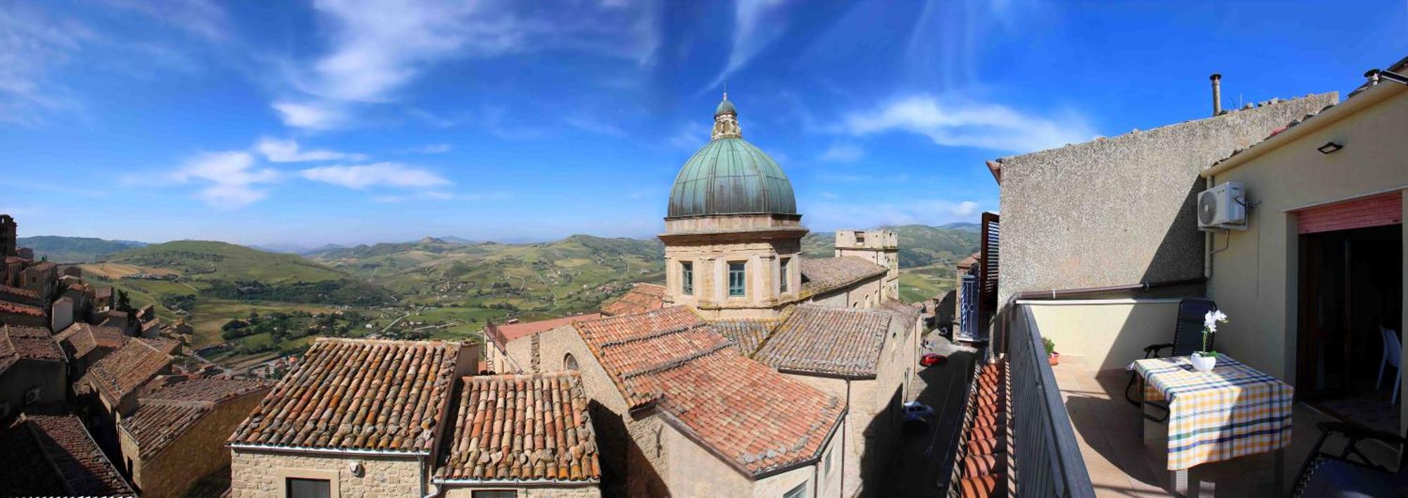 Al Centro Villa Gangi Buitenkant foto